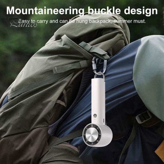 Ручной вентилятор с мощным потоком воздуха, компактный дизайн, портативный, работающий от USB-аккумулятора, 3 скорости, охлаждающий вентилятор, охладитель воздуха