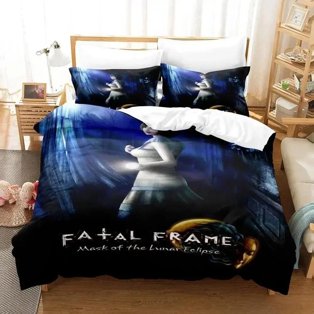 FATAL FRAME Комплект постельного белья Single Twin Full Queen King Size Комплект постельного белья для взрослых и детей, комплект простыней с игровым аниме
