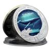Rare marine animals protection environment children's birthday gift, animal metal commemorative badge graduation gift