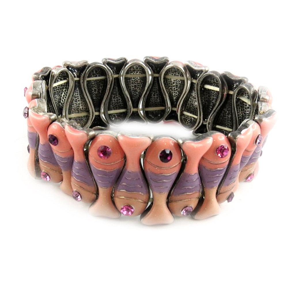 Les Trésors De Lily [E0431] — Дизайнерский браслет Thalassa розово-лилового цвета.