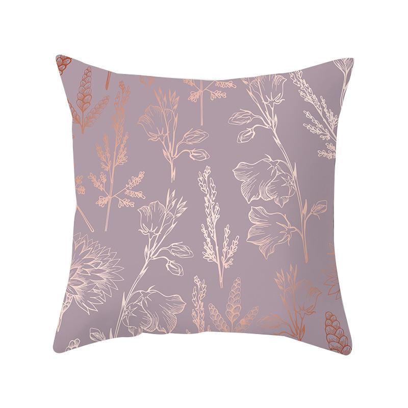 Новая наволочка цвета розового золота, розовая, персиковая, с эффектом персиковой кожи, для дома, диванная, на подушку, чехол