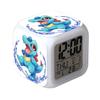 Colorful Led Pikachu Thermometer Alarm Clock For Kids' Room