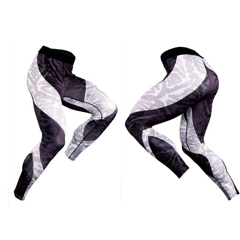 Мужской спортивный быстросохнущий костюм для фитнеса, тренировочные колготки для бега, дышащая компрессионная спортивная одежда