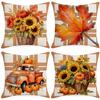 New Thanksgiving Pillowcase Home Decoration Linen Sofa Living Room Cushion Pillowcase