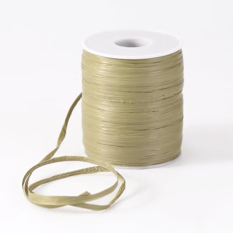 120 м/рулон бумажные нитки ручной работы Лафит хлопок трава нить летняя рафия соломенная пряжа для вязания крючком 50 г