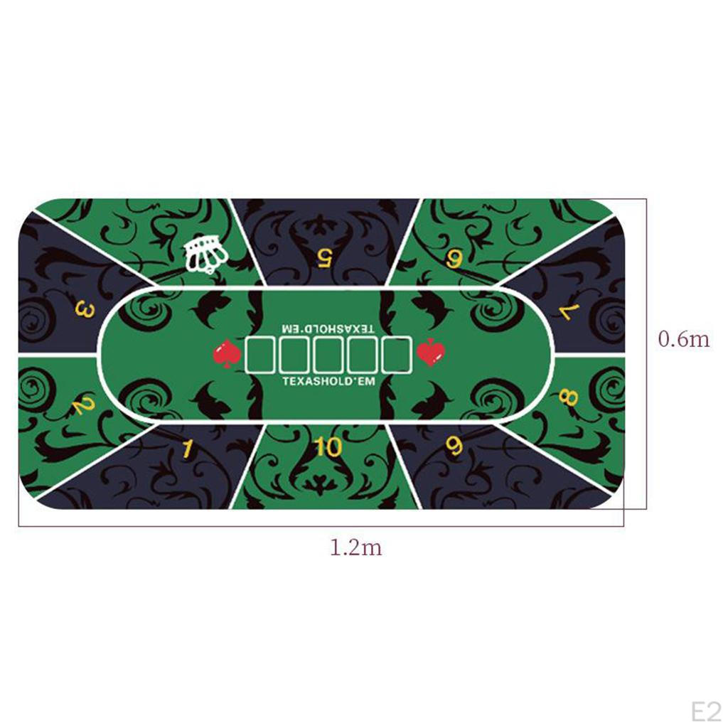 47x24'' Покерный стол Layout Портативный настольный коврик Не для игры в крэпс