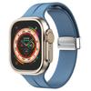 Магнитный ремешок для Apple Watch ultra band 49 мм 45 мм Силиконовый браслет iWatch Series 7 8 se 6 5 3 44 мм 45 мм 40 мм 41 мм 42 мм 38 мм