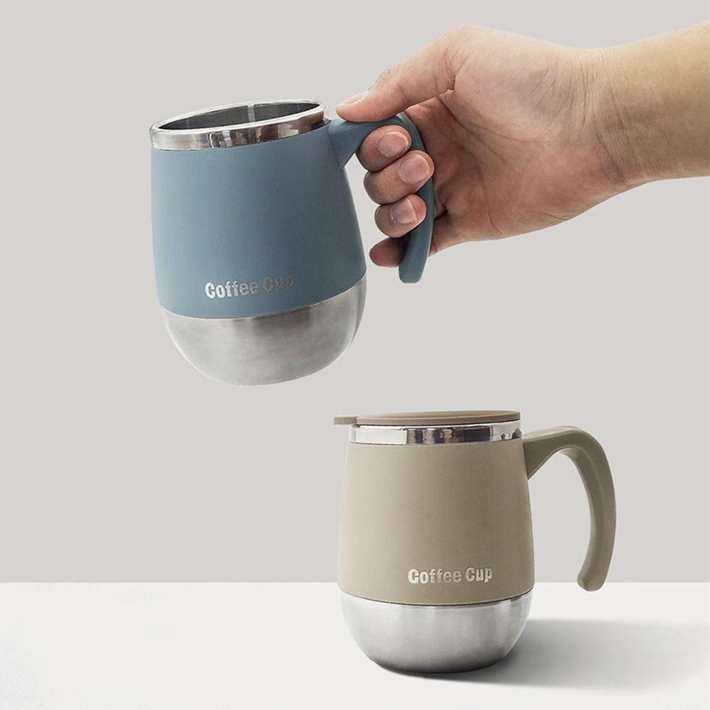 Термокружка вакуумная большой емкости 500 мл герметичная чашка для воды изолированная кофейная кружка для бизнеса