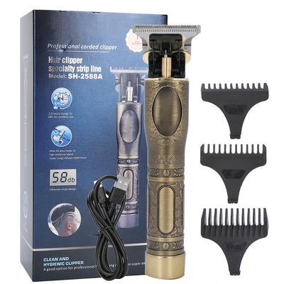 Профессиональная бытовая бронзовая электрическая машинка для стрижки волос триммер для стрижки волос SH‑2588A