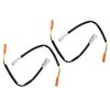 4Pcs Turn Signal Light Indicator Lamp Plug Adapter Connector Cable Wire Harness Fit for Kawasaki Z125 Z250 Z300 EX250 Ninja