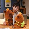 Cute Orange Back Avocado Backpack Capybara Capybara Doll Plush Toy Grabber Doll Gift