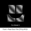 Для Tesla Model3/Y 2017-2022 защитная пленка для передней двери и задней двери, невидимая автомобильная одежда, украшение из пленки ТПУ, специальные аксессуары