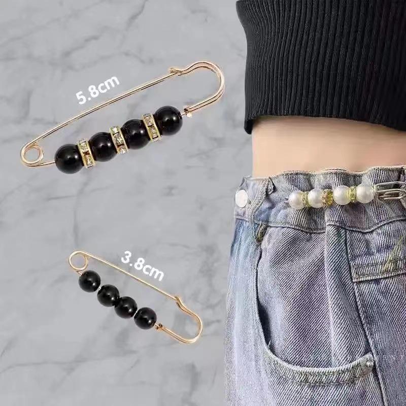 Аксессуар для талии: Регулируемая брошь для женских брюк, предотвращающая обнажение