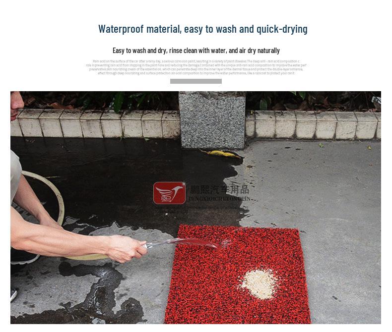 Waterproof Footrest Silk Ring Pad for Qianjiang FORT125 Hong Scooter QJ125T-6J/K