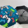 1pc Video Game Controllers Pattern Umbrella with Plastic Handle,Suitable for All Seasons Home Travel Outdoor UmbrellaDD477