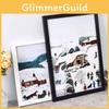 Flat Simple Wooden Outline Poster Frame Childrens Picture Frame Mounting Puzzle