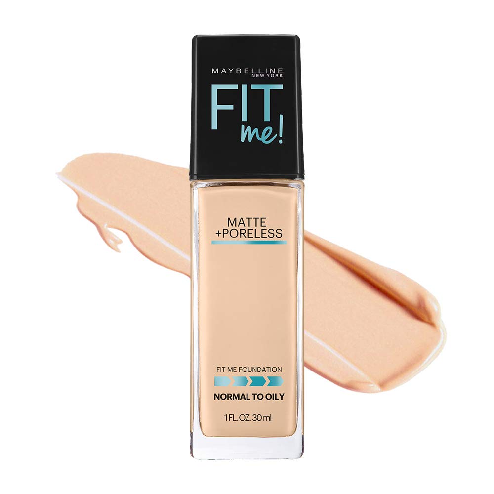 MAYBELLINE Fit Me Liquid Foundation 109, Light Skin Tone (Yellow)