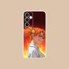 Вечное Лето Алиса Прозрачный Чехол для Мобильного Телефона для Samsung Galaxy S25 S24 S23 S22 S21Plus FE Ultra Цветной Чехол
