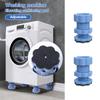 New Universal Adjustable Height Washing Machine Foot Pads Anti Vibration Refrigerator Base Fixed Non-Slip Pad Support Stands
