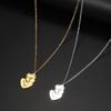 Ожерелья из нержавеющей стали, семейное колье с подвеской в виде матери и ребенка, модное ожерелье для женщин, ювелирные изделия, подарки на день рождения