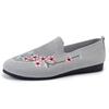 Fashion Fashion Embroidery Knitted Loafers Women Mesh Breathable Shallow Flats Shoes Woman 2024 Summer Soft Sole Casual Shoes Big Size43