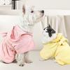 Super Absorbent Pet Bathrobes Quick Drying Pet Wash Towels Dog Bath Robe  Pet Bathing