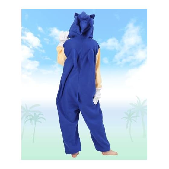 [SAZAC] Kigurumi Sonic the Hedgehog Character Adult Fleece Free Size szc352