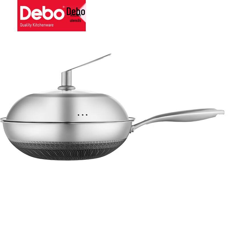 Сотовая сковорода-вок и пароварка Debo из нержавеющей стали 316L