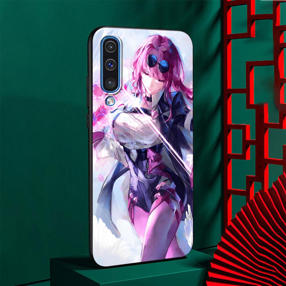 Чехол для телефона Samsung Galaxy A03 A04s A20 A30 A20e A70 A70s A50 A40 A30s A50s A20s A10s, TPU, Черный, с изображением Rail Kafka Honkai Star