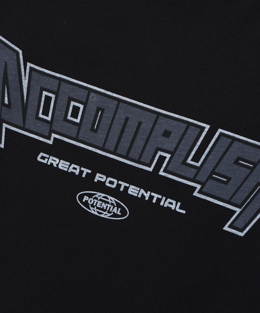 BUNKERBUSTER Sleeve Layered Logo T-Shirt Black (Mo3Tu651-076)