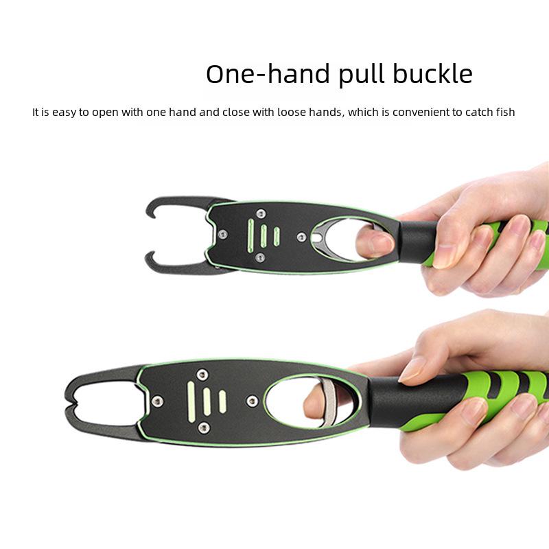 Многофункциональные плоскогубцы для рыбалки из алюминия 6061: Открытая петля, устройство для извлечения крючков, контроллер рыбы со шкалой и обрезчик лески