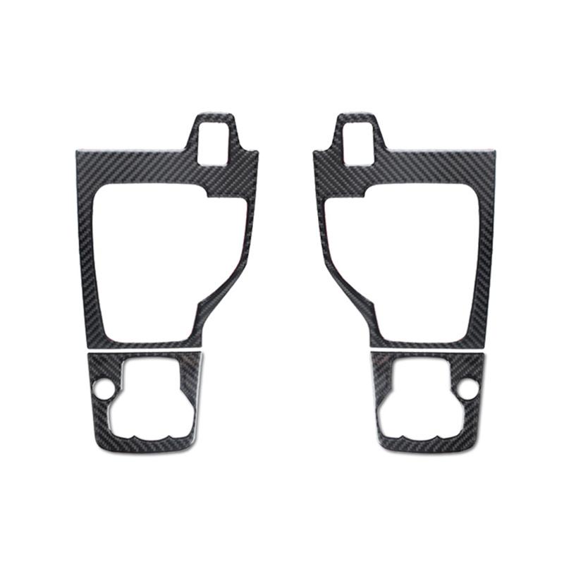 For Mazda 3 Axela 2014 2015 2016 2017 2018 2019 Soft Carbon Fiber Car Inner Center Gear Shift Panel Trim Cover sticker