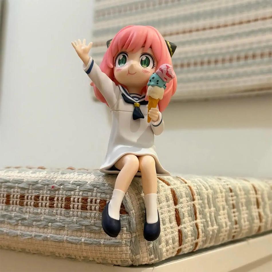 Аниме Семья шпиона Фигурка Аня Форджер Фигурки Милая ПВХ Статуэтка Коллекционная Модель Украшение стола Игрушка Подарки