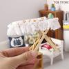 1:12 Wooden Ironing Board Mini Flat Iron Furniture Model Sewing Life Dollhouse Miniature Scene Decor Toy Micro Scene Props