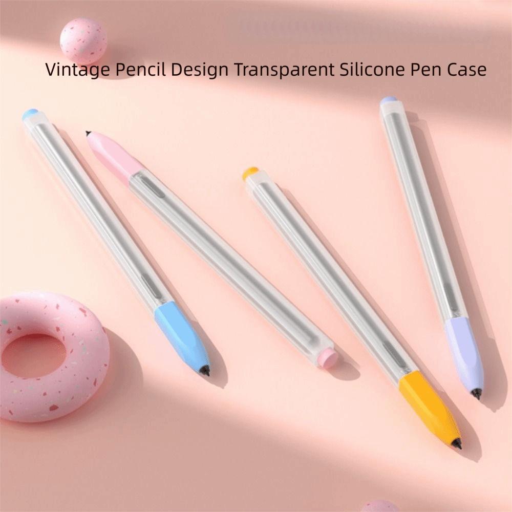 Silicone Tablet Touch Pen Case Transparent Pen Sleeve for Samsung Galaxy Stylus Protection