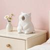 Фигурка зевающего кота, 3D-печать, милая маленькая статуэтка кошки, коллекционный питомец-украшение для дома, офиса, рабочего стола, подарок для любителей кошек