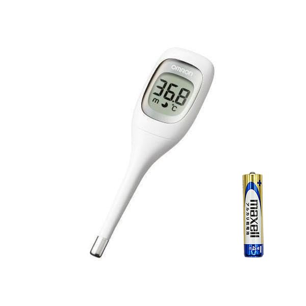 Omron Genuine Electronic Thermometer Kenon-kun MC-681 Armpit Use Predictive Type 20-Second Fast Measurement (Measurement Accuracy + -0.1C) Compact LCD
