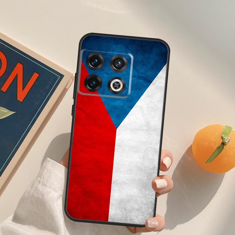 Czech Republic Czech Flag Case For OnePlus 13T 10T 10R 12R 13R 15 13 12 11 10 9 Pro Nord CE 5 2 3 4 Lite N20 N30 Cover