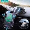 15w Qi Fast Charging Phone Holder Mount Auto-clamping Alignment Windshield Dashboard Car Charger For Iphone Samsung