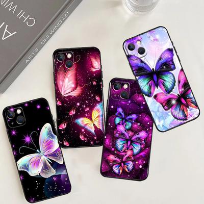 Черная Красивая Бабочка Для Realme 15 Pro 10 11 12 13 14 Pro Plus GT6 GT7 C61 C67 C63 C71 C55 C51 C65 C53 C75 Чехол