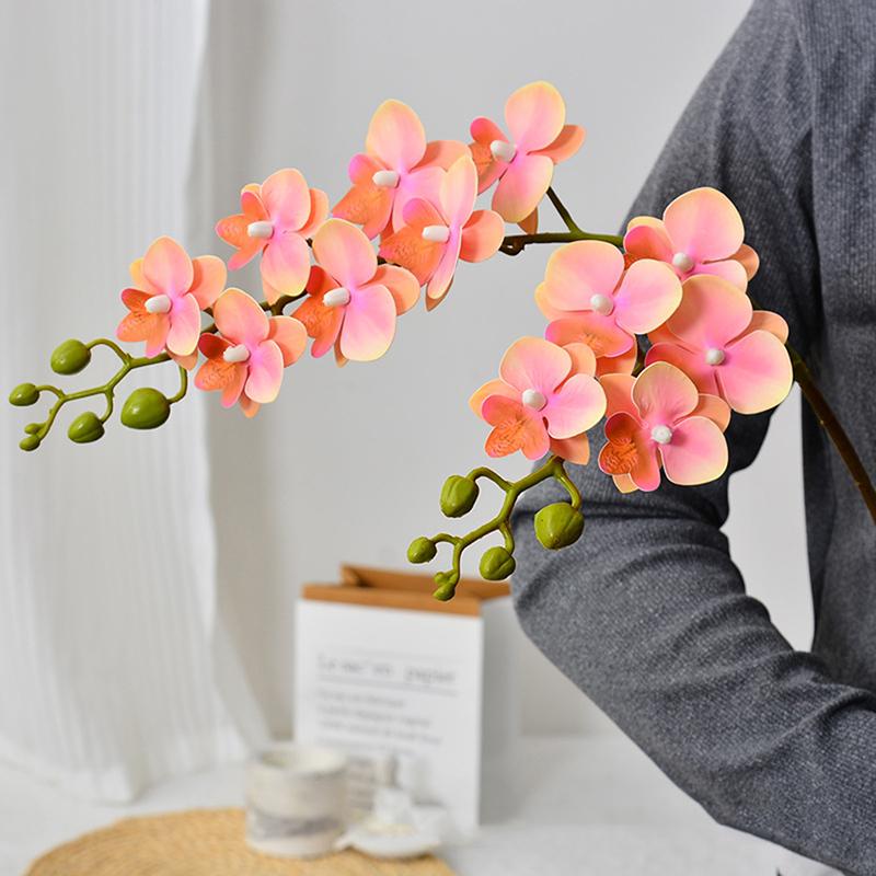 Artificial Phalaenopsis Fake Flower Branches Home Decoration Wedding Floral Materials Banquet Event Props