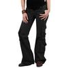 Женские мешковатые брюки-карго, винтажные джинсы с карманами, широкие брюки, свободные комбинезоны, длинные брюки, брюки-карго