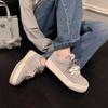 Platform White Shoes Women's 2025 Spring New Versatile Height Increase Casual Sports Shoes Fashion Muffin Popular Board Shoes