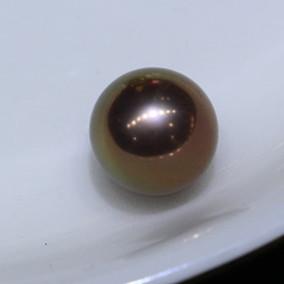 Natural Pearl Eddie Raw Nude Beads 10-11mm Freshwater Pearl Demon Purple Round Strong Light Flawless DIY Jewelry Pendant