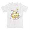 Футболка Pompompurin Pancake Friends для мужчин и женщин, винтажная хлопковая футболка с круглым вырезом и коротким рукавом, подарочная одежда