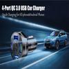 4 Port Car Charger, Cigarette Lighter Usb Charger, 3.0 Quick Car Phone Charger 7A Fast Car Charger Adapter For Mobile Tablets And Other Devices