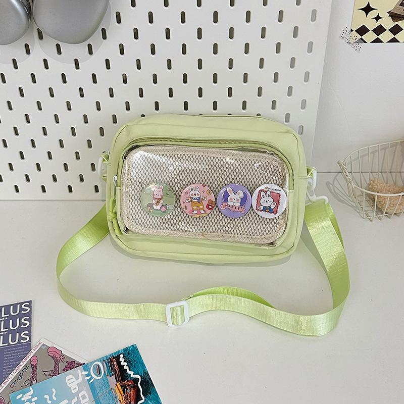 Японская девушка прозрачная сумка для боли, маленькая еда, сумка через плечо, женская универсальная повседневная маленькая сумка для мобильного телефона