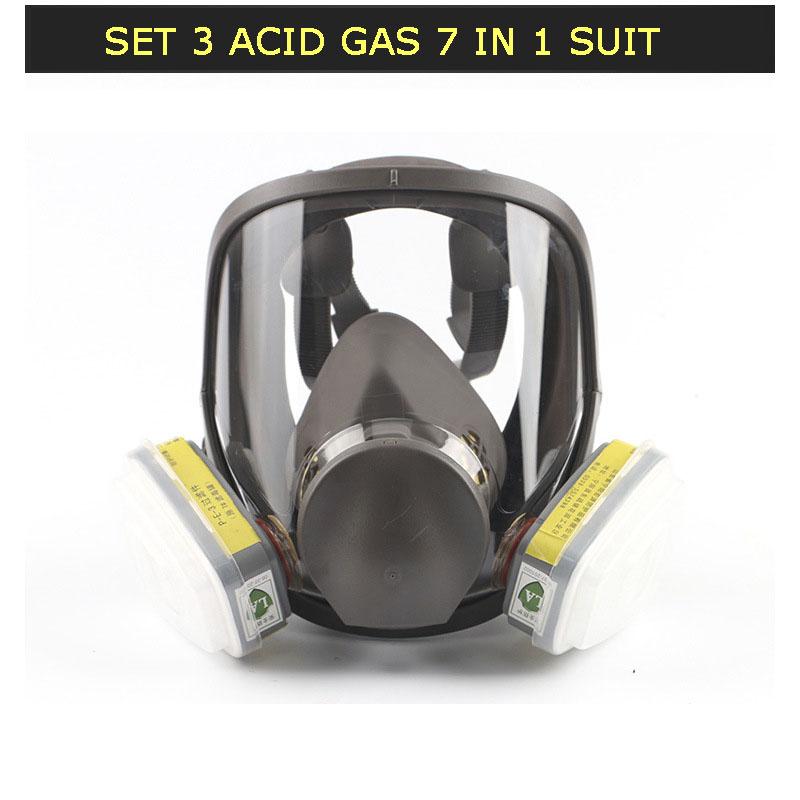 Новый респиратор типа 6800 для промышленной окраски, защитный рабочий фильтр, пылезащитный, анфас, противогаз, защита от формальдегида