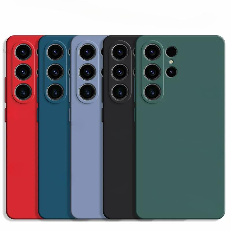 Чехол для Samsung Galaxy S25 Ultra Чехол для Samsung Galaxy S25 Plus S25 Ultra Противоударный жидкий силиконовый чехол для телефона Galaxy S25 Ultra