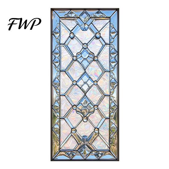 Sunlight Projection Window Decal Stained Glass Film, Geometric Patterns Clings, Decorative Rainbow Static Film Sticker, UV Block Heat Control Covering